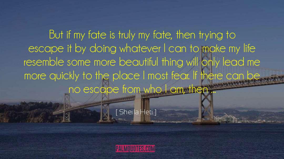 Sheila Heti Quotes: But if my fate is