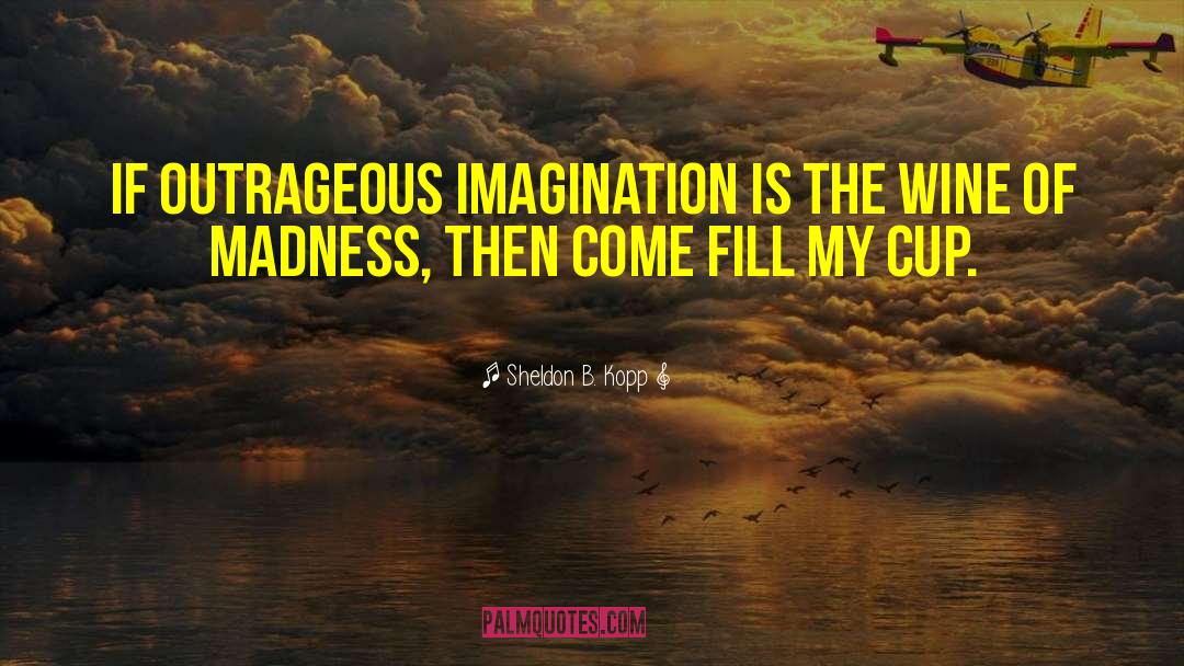 Sheldon B. Kopp Quotes: If outrageous imagination is the