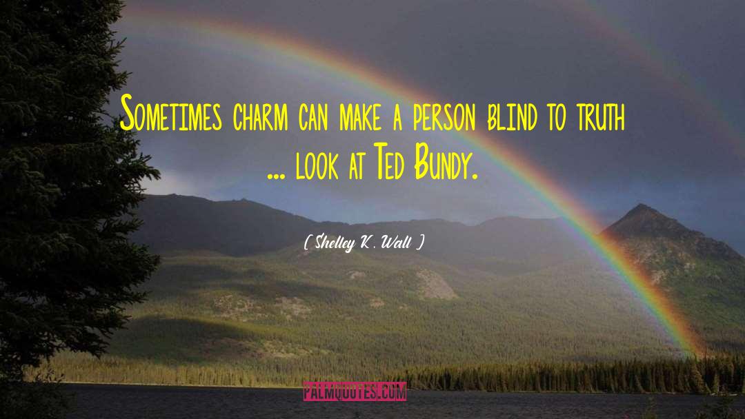 Shelley K. Wall Quotes: Sometimes charm can make a