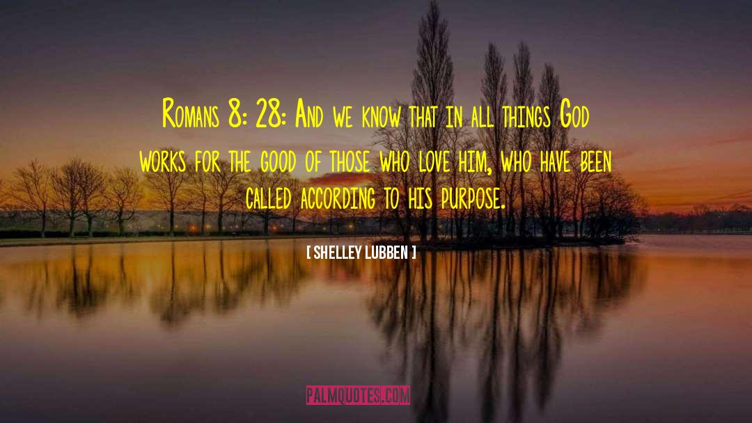 Shelley Lubben Quotes: Romans 8: 28: And we