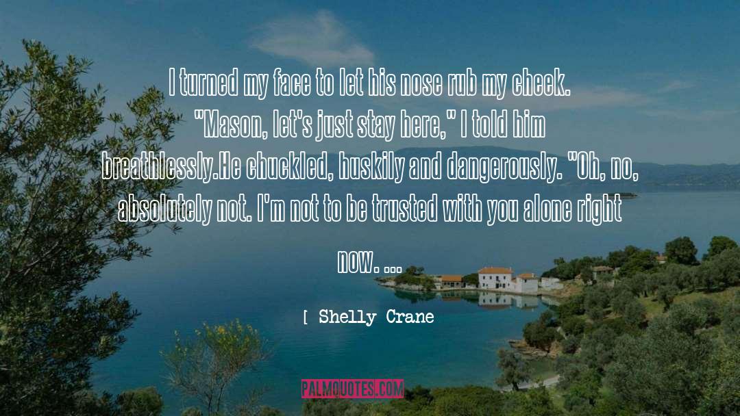 Shelly Crane Quotes: I turned my face to