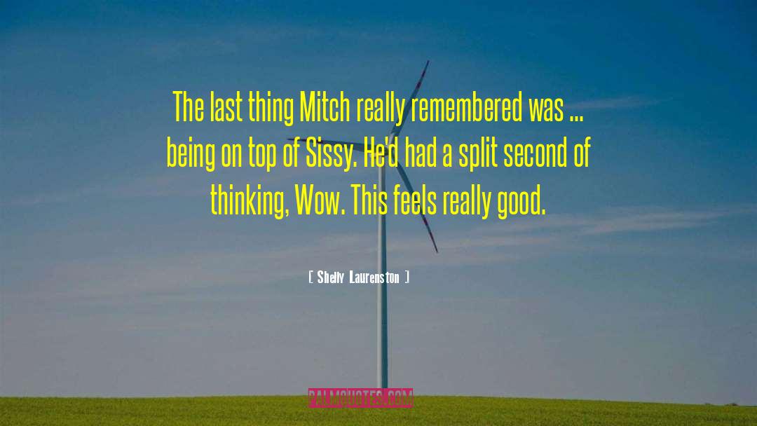 Shelly Laurenston Quotes: The last thing Mitch really