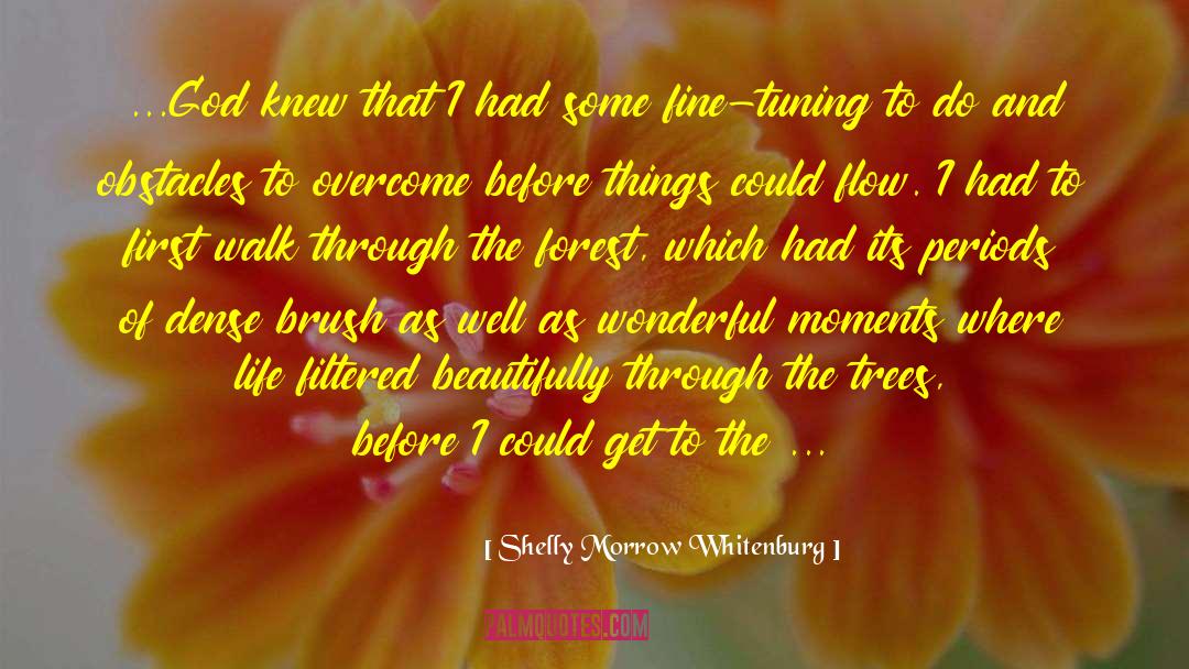Shelly Morrow Whitenburg Quotes: ...God knew that I had