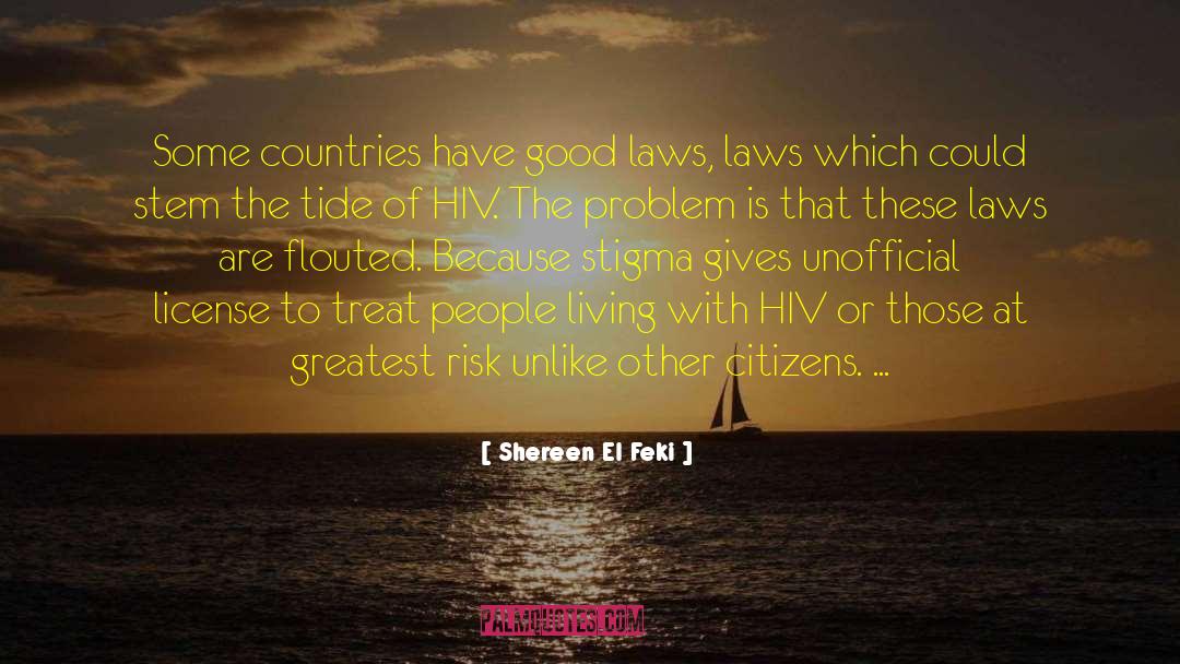 Shereen El Feki Quotes: Some countries have good laws,