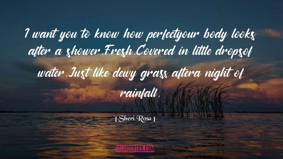 Sheri Rosa Quotes: I want you to know