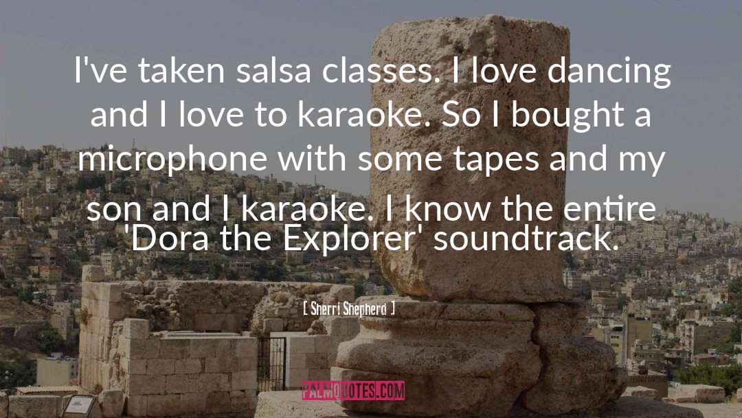 Sherri Shepherd Quotes: I've taken salsa classes. I