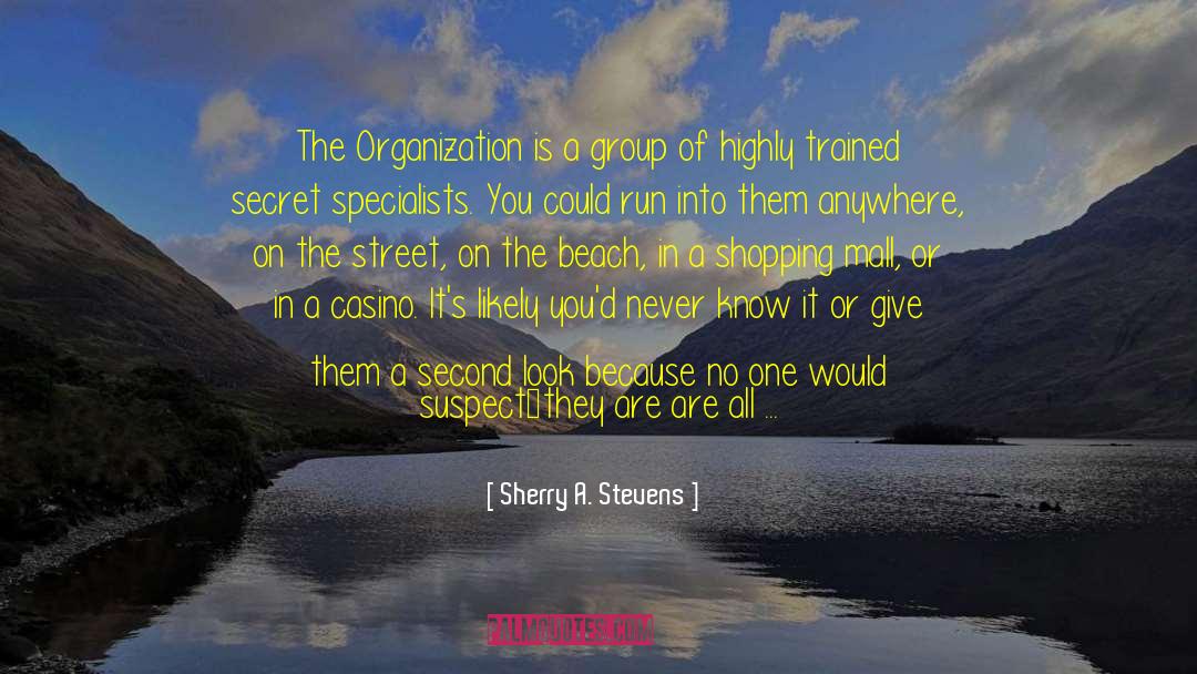 Sherry A. Stevens Quotes: The Organization is a group