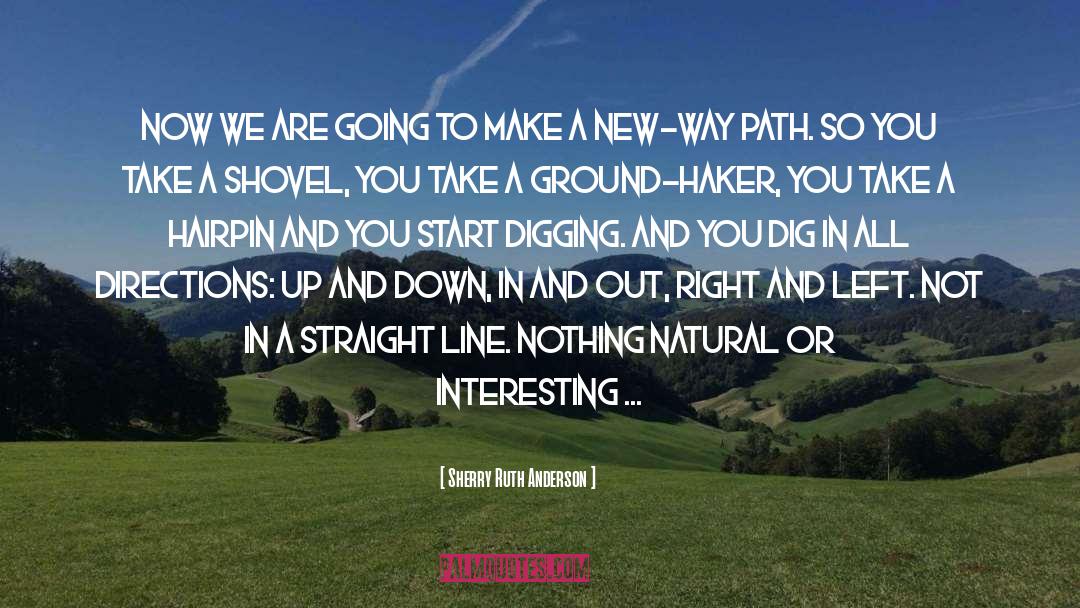 Sherry Ruth Anderson Quotes: Now we are going to
