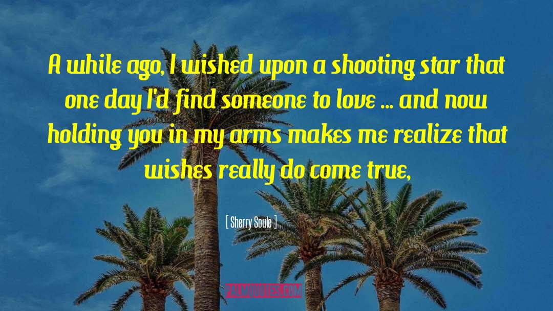 Sherry Soule Quotes: A while ago, I wished