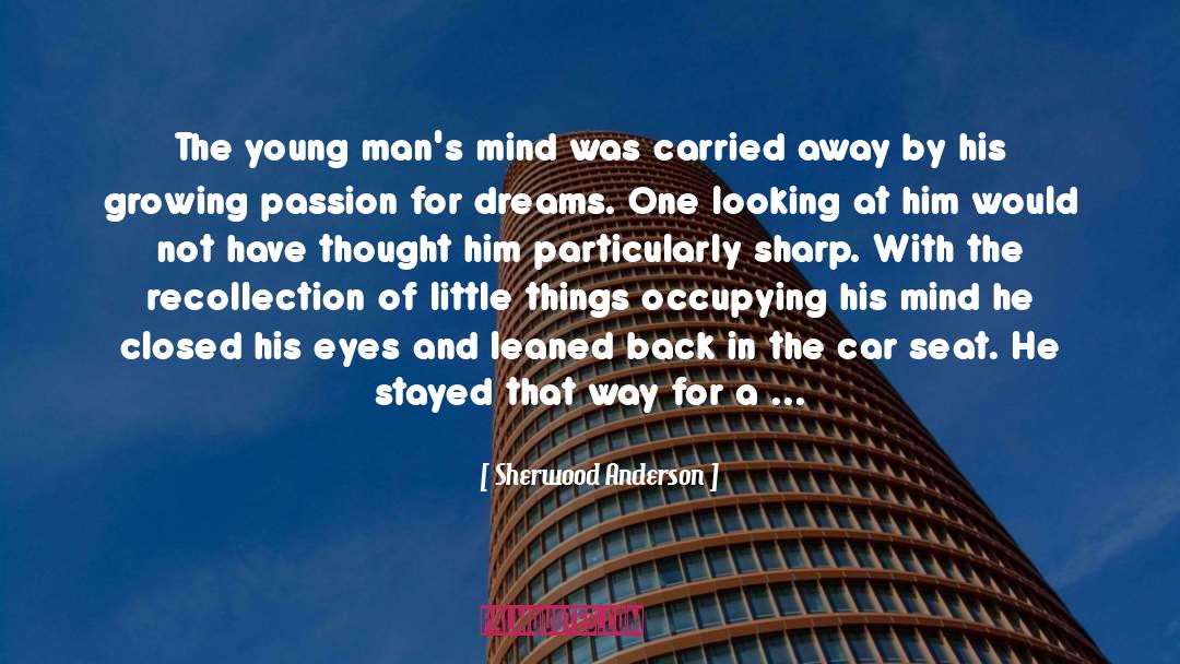Sherwood Anderson Quotes: The young man's mind was