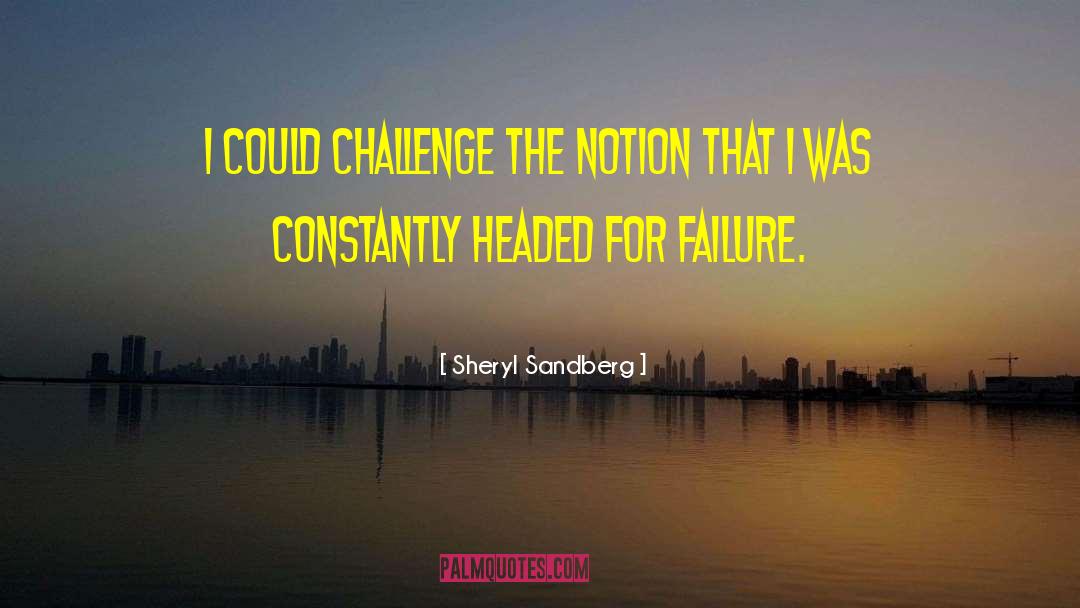 Sheryl Sandberg Quotes: I could challenge the notion