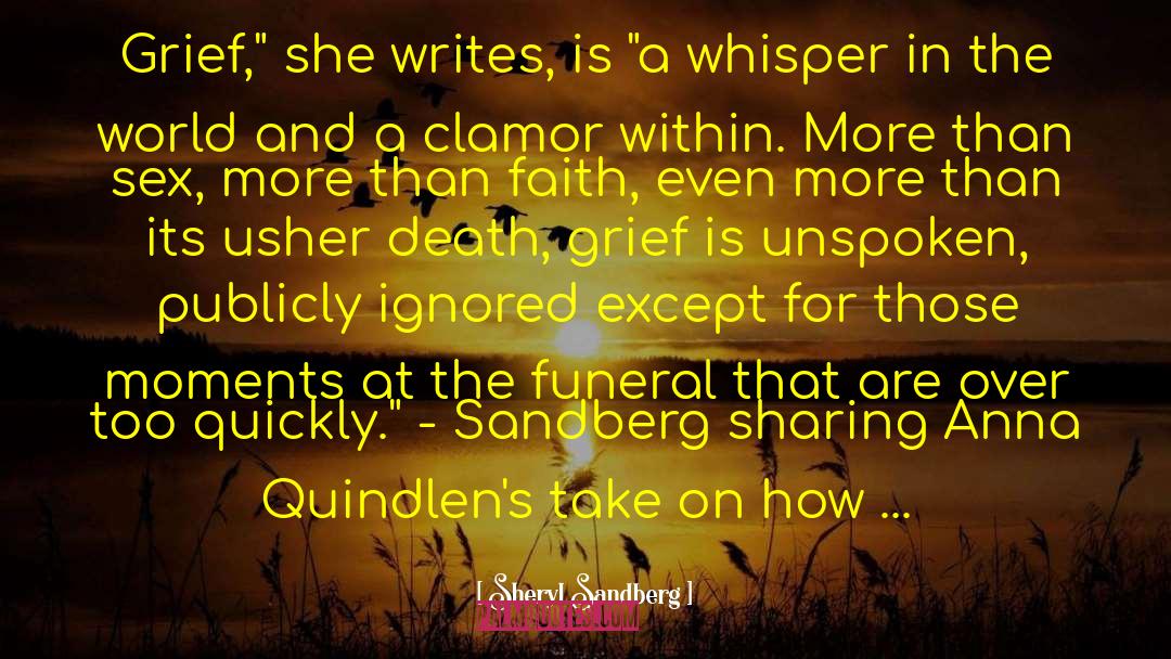 Sheryl Sandberg Quotes: Grief,