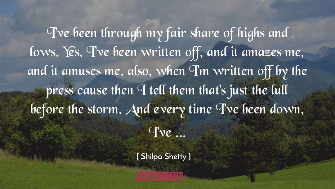 Shilpa Shetty Quotes: I've been through my fair
