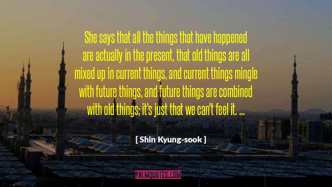 Shin Kyung-sook Quotes: She says that all the