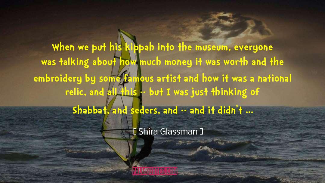 Shira Glassman Quotes: When we put his kippah