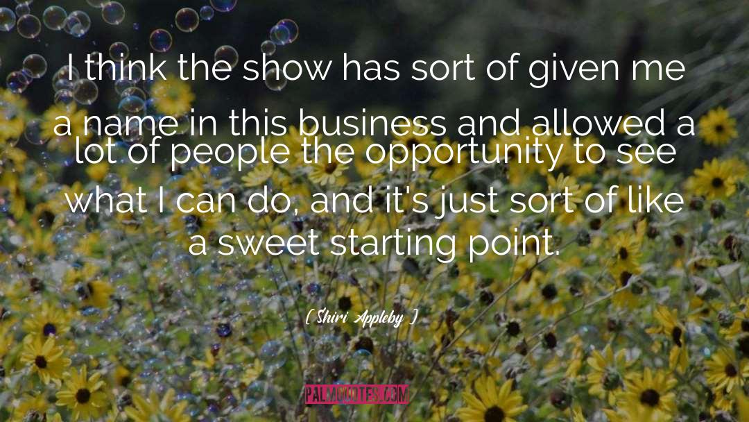Shiri Appleby Quotes: I think the show has
