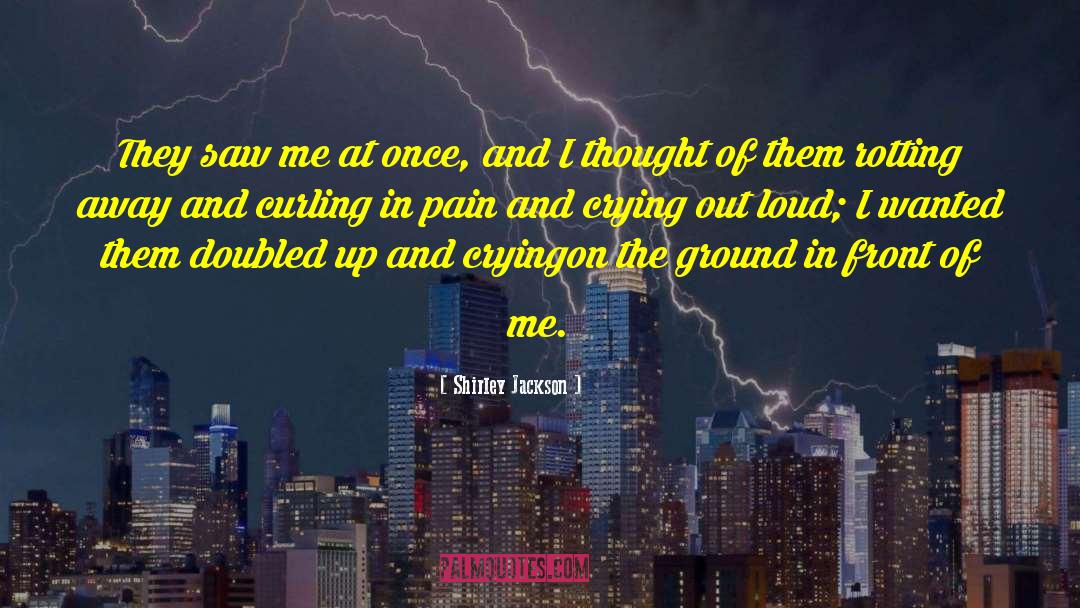 Shirley Jackson Quotes: They saw me at once,