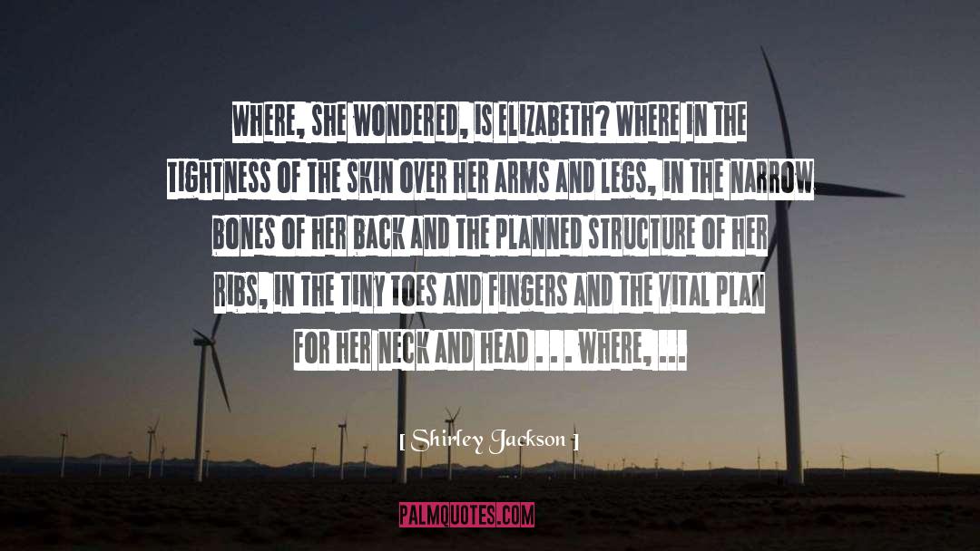 Shirley Jackson Quotes: Where, she wondered, is Elizabeth?