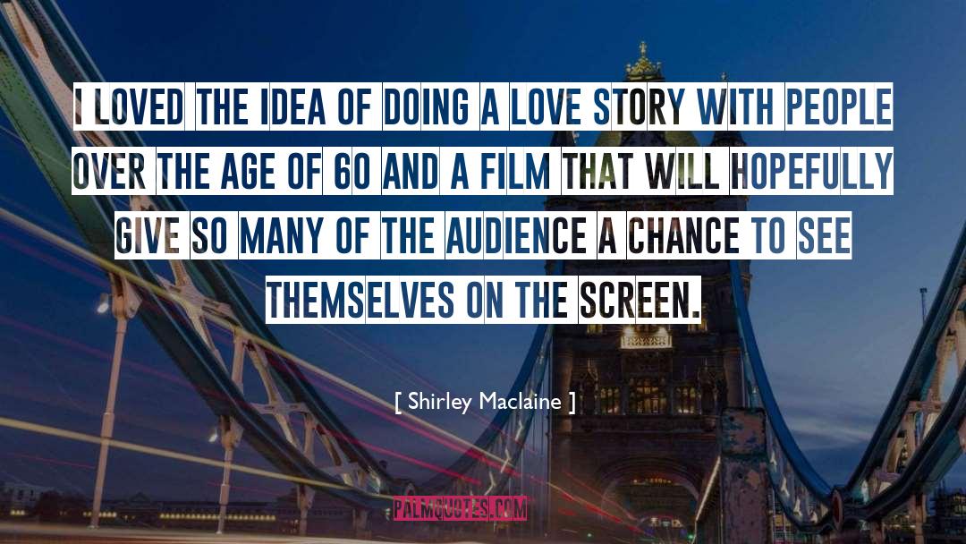 Shirley Maclaine Quotes: I loved the idea of