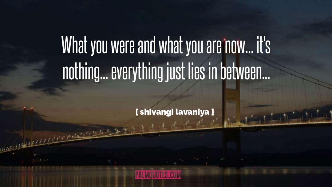 Shivangi Lavaniya Quotes: What you were and what