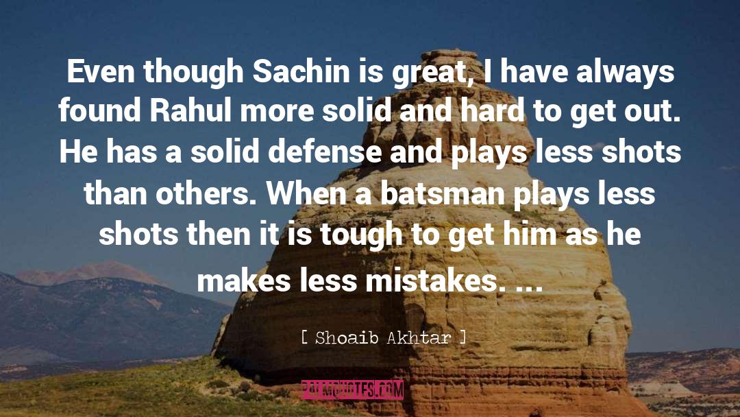 Shoaib Akhtar Quotes: Even though Sachin is great,