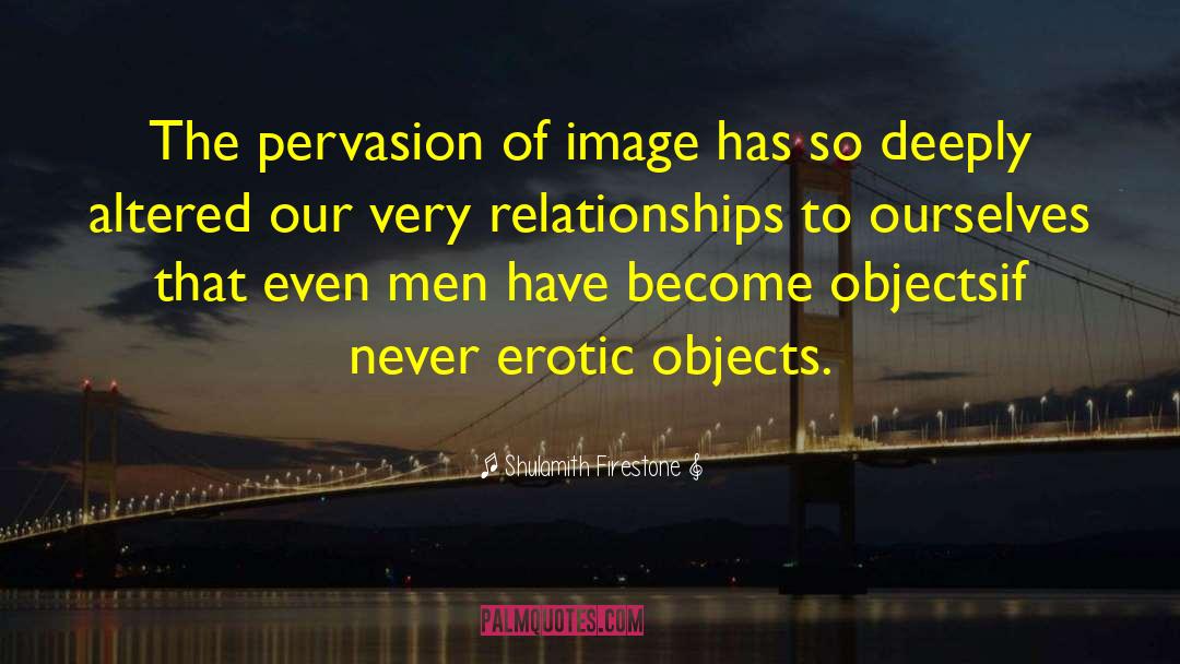 Shulamith Firestone Quotes: The pervasion of image has