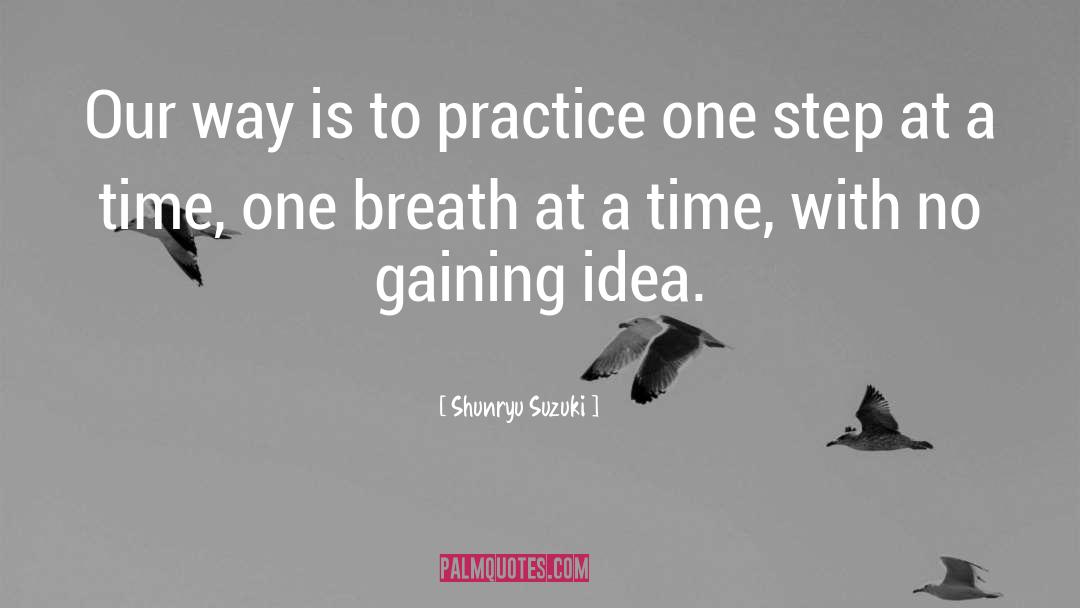 Shunryu Suzuki Quotes: Our way is to practice