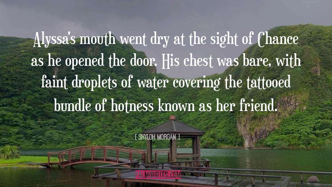 Shyloh Morgan Quotes: Alyssa's mouth went dry at