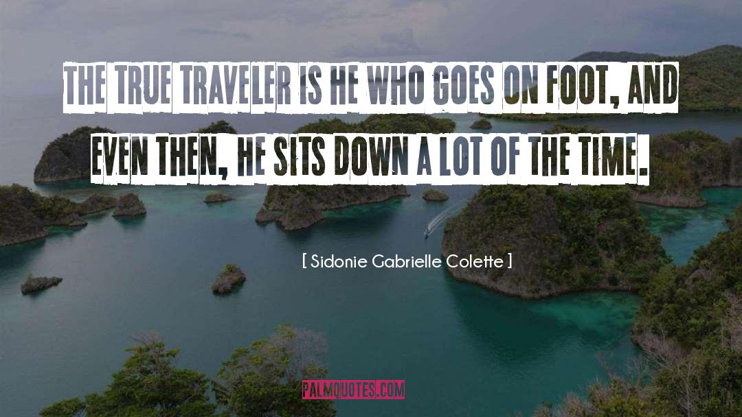 Sidonie Gabrielle Colette Quotes: The true traveler is he