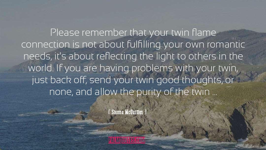 Sienna McQuillen Quotes: Please remember that your twin