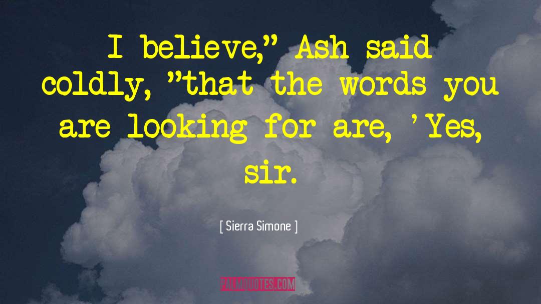 Sierra Simone Quotes: I believe,