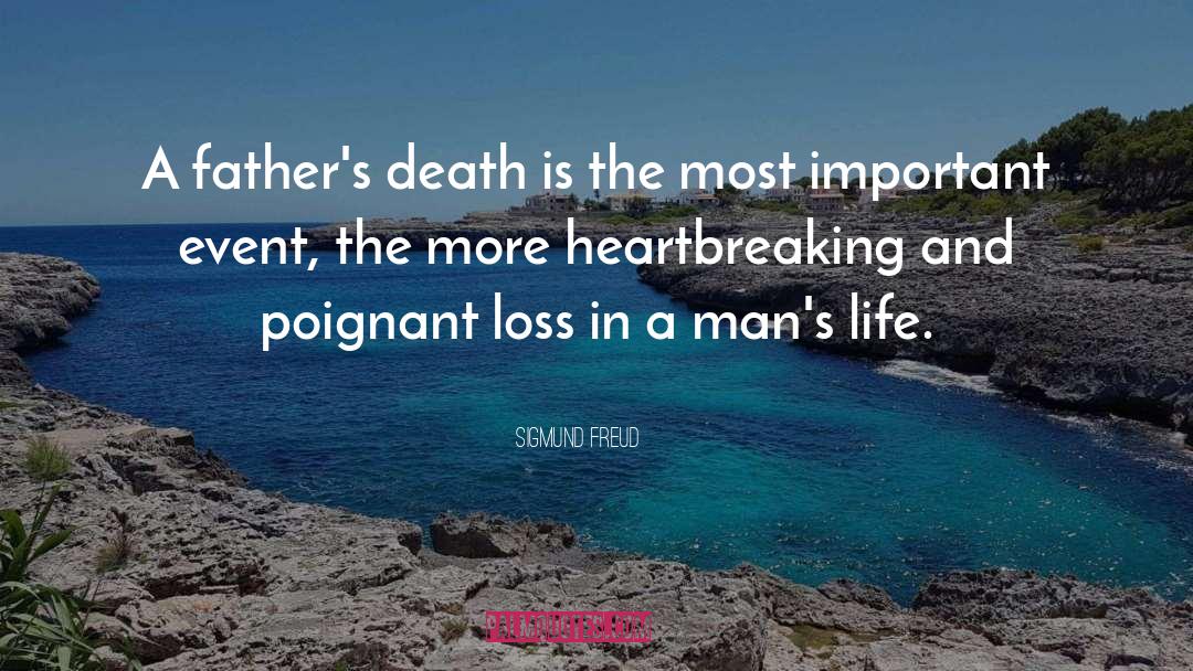 Sigmund Freud Quotes: A father's death is the