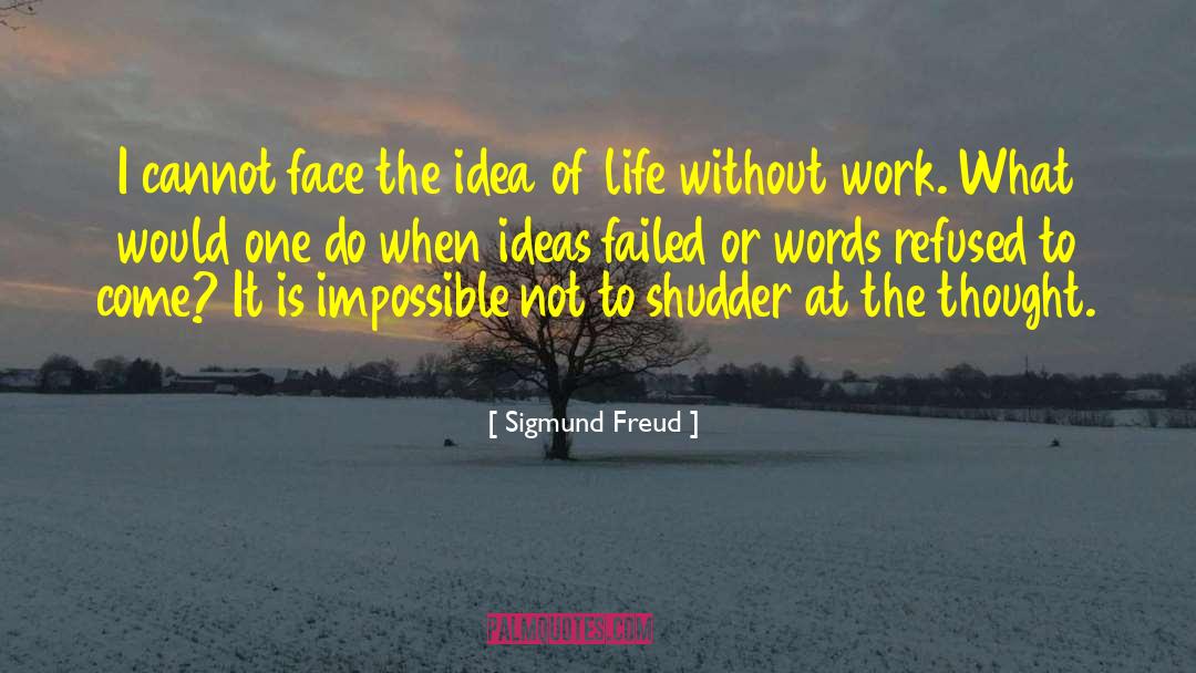 Sigmund Freud Quotes: I cannot face the idea