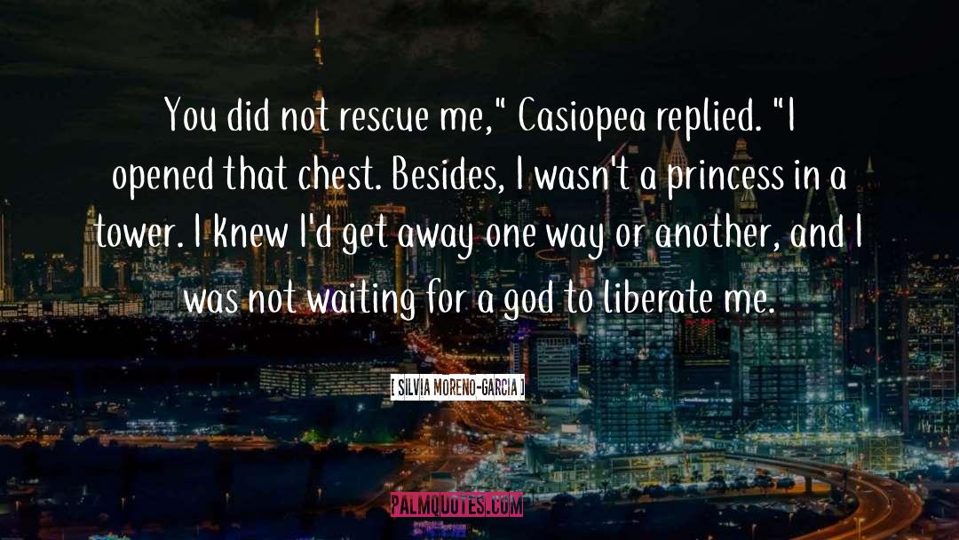 Silvia Moreno-Garcia Quotes: You did not rescue me,