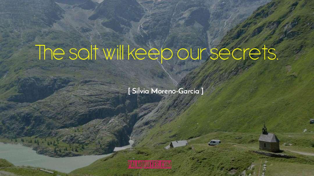 Silvia Moreno-Garcia Quotes: The salt will keep our