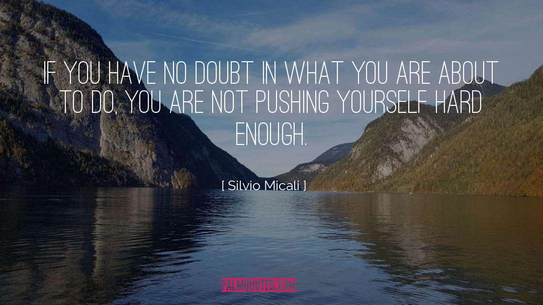 Silvio Micali Quotes: If you have no doubt