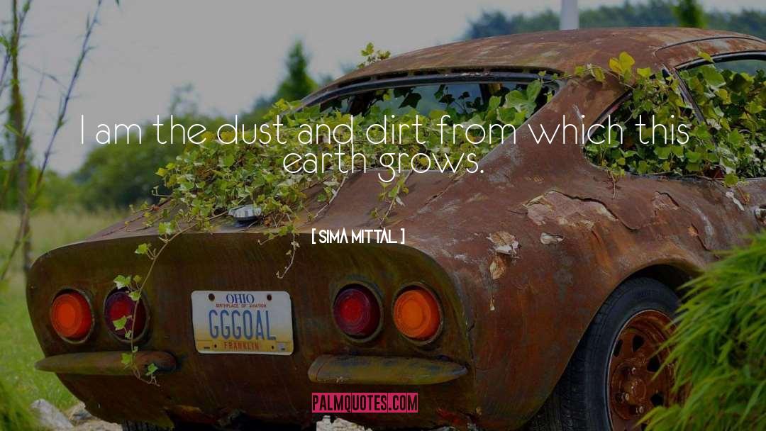 Sima Mittal Quotes: I am the dust and