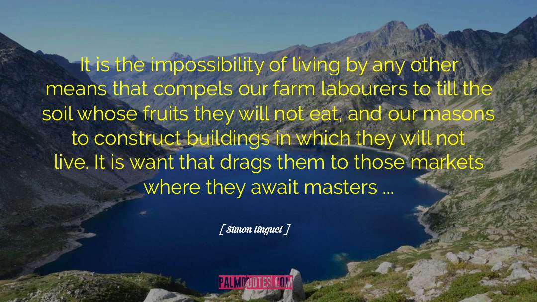 Simon Linguet Quotes: It is the impossibility of