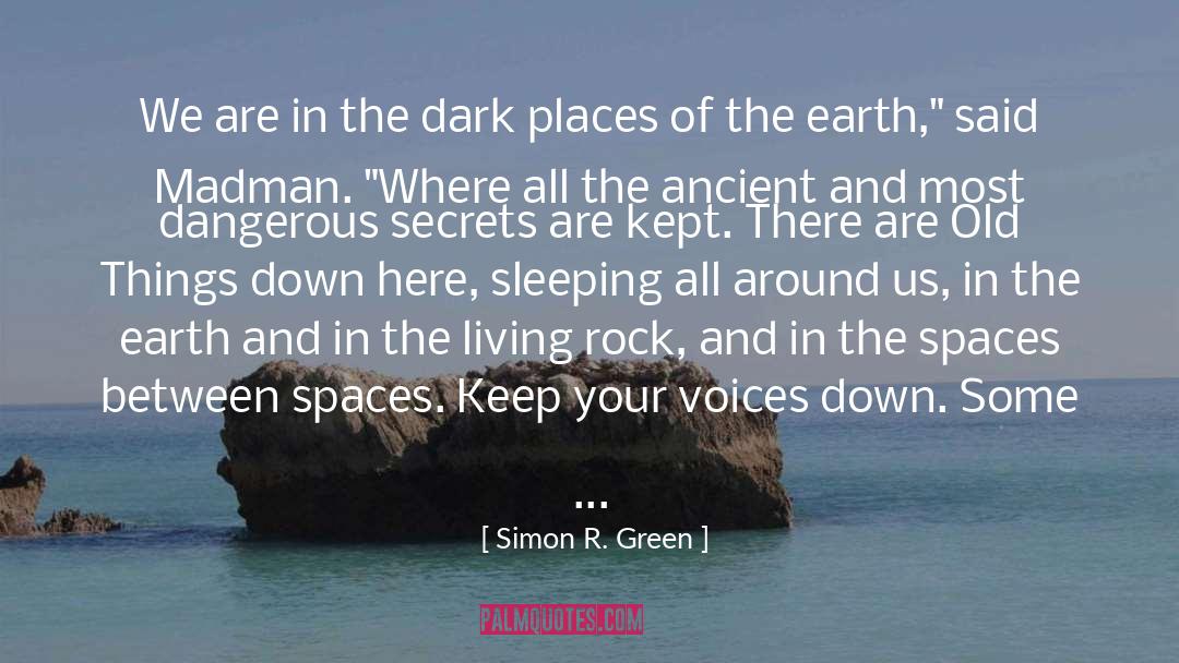 Simon R. Green Quotes: We are in the dark