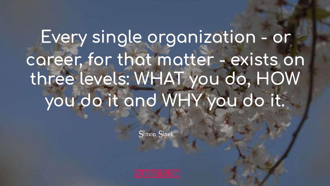Simon Sinek Quotes: Every single organization - or