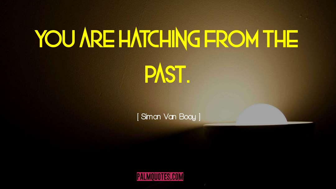Simon Van Booy Quotes: You are hatching from the