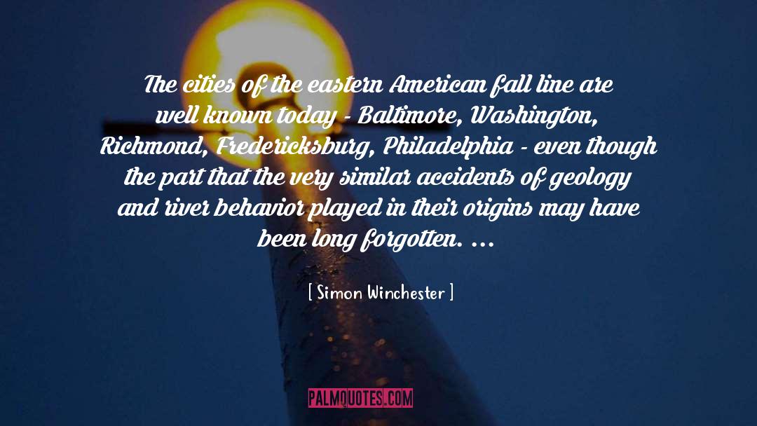 Simon Winchester Quotes: The cities of the eastern