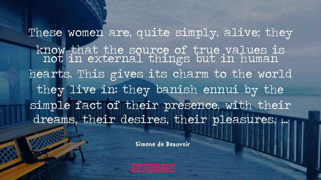 Simone De Beauvoir Quotes: These women are, quite simply,