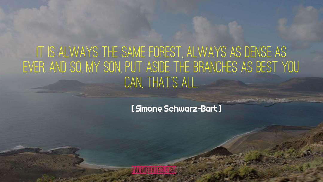 Simone Schwarz-Bart Quotes: It is always the same
