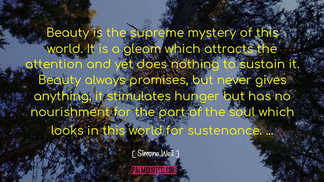 Simone Weil Quotes: Beauty is the supreme mystery