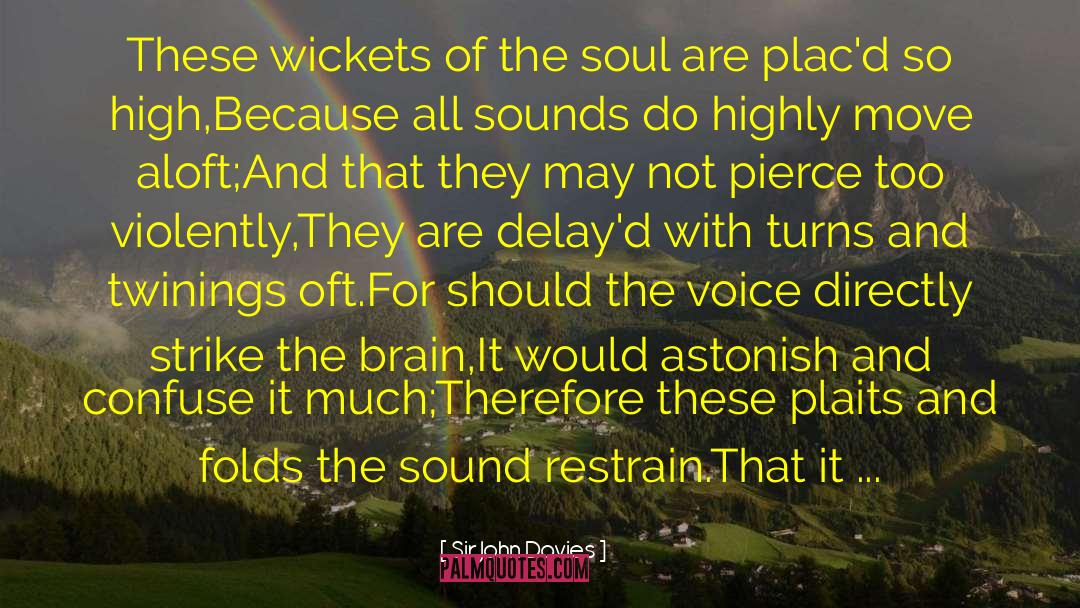 Sir John Davies Quotes: These wickets of the soul