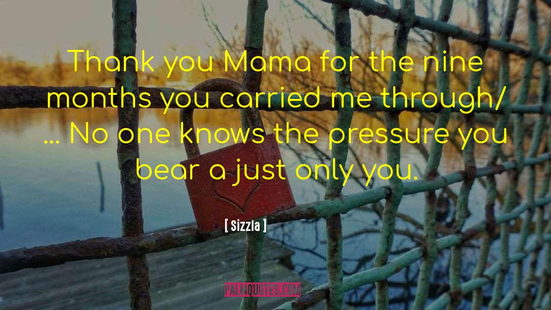 Sizzla Quotes: Thank you Mama for the