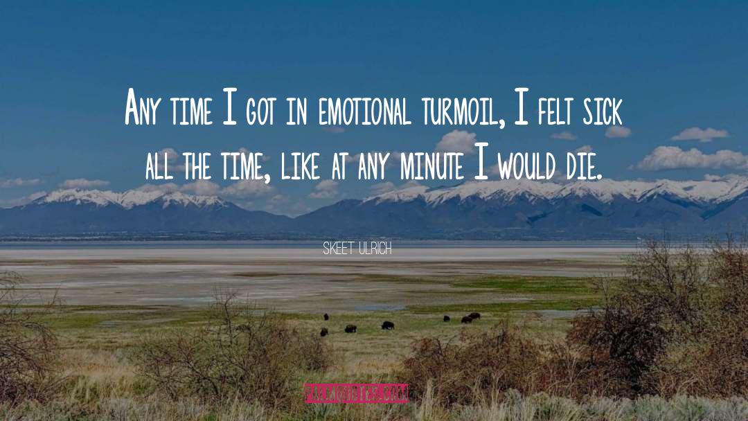 Skeet Ulrich Quotes: Any time I got in