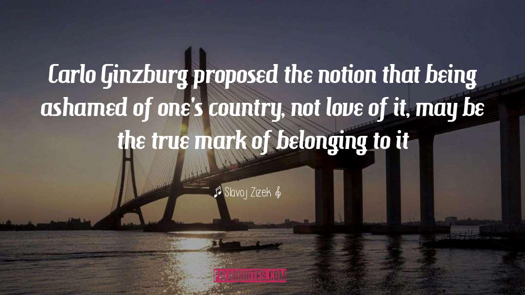 Slavoj Zizek Quotes: Carlo Ginzburg proposed the notion