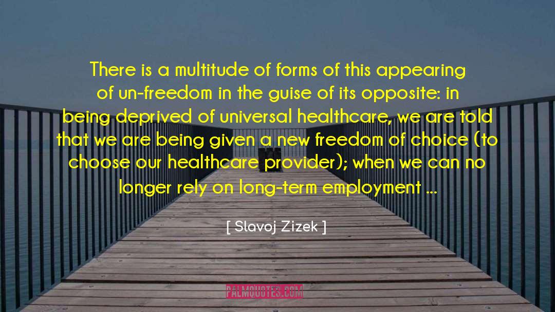 Slavoj Zizek Quotes: There is a multitude of